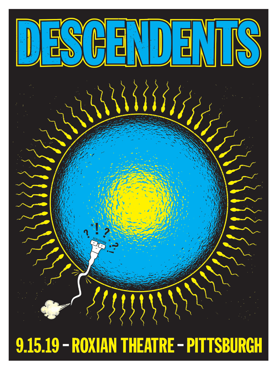 Descendents - 9.15.19 Poster | pinkbikeralph Descendents - 9.15.19 Poster | pinkbikeralph
