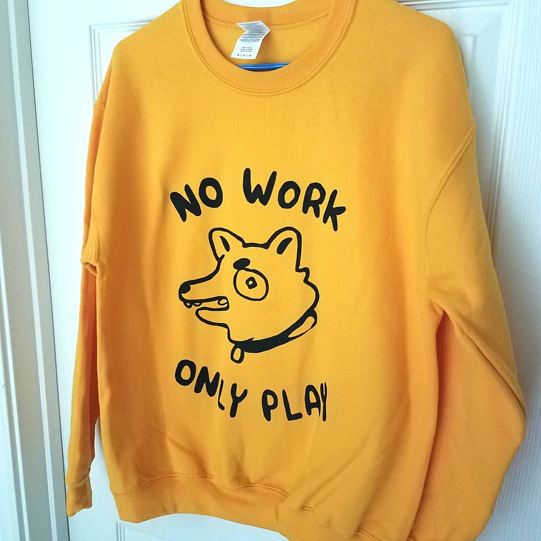 Image of No Work, Only Play Doggo Sweater