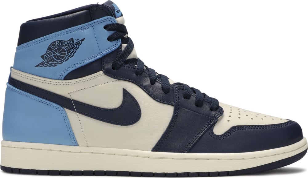 Image of Nike Retro Air Jordan 1 "Obsidian" Mens 