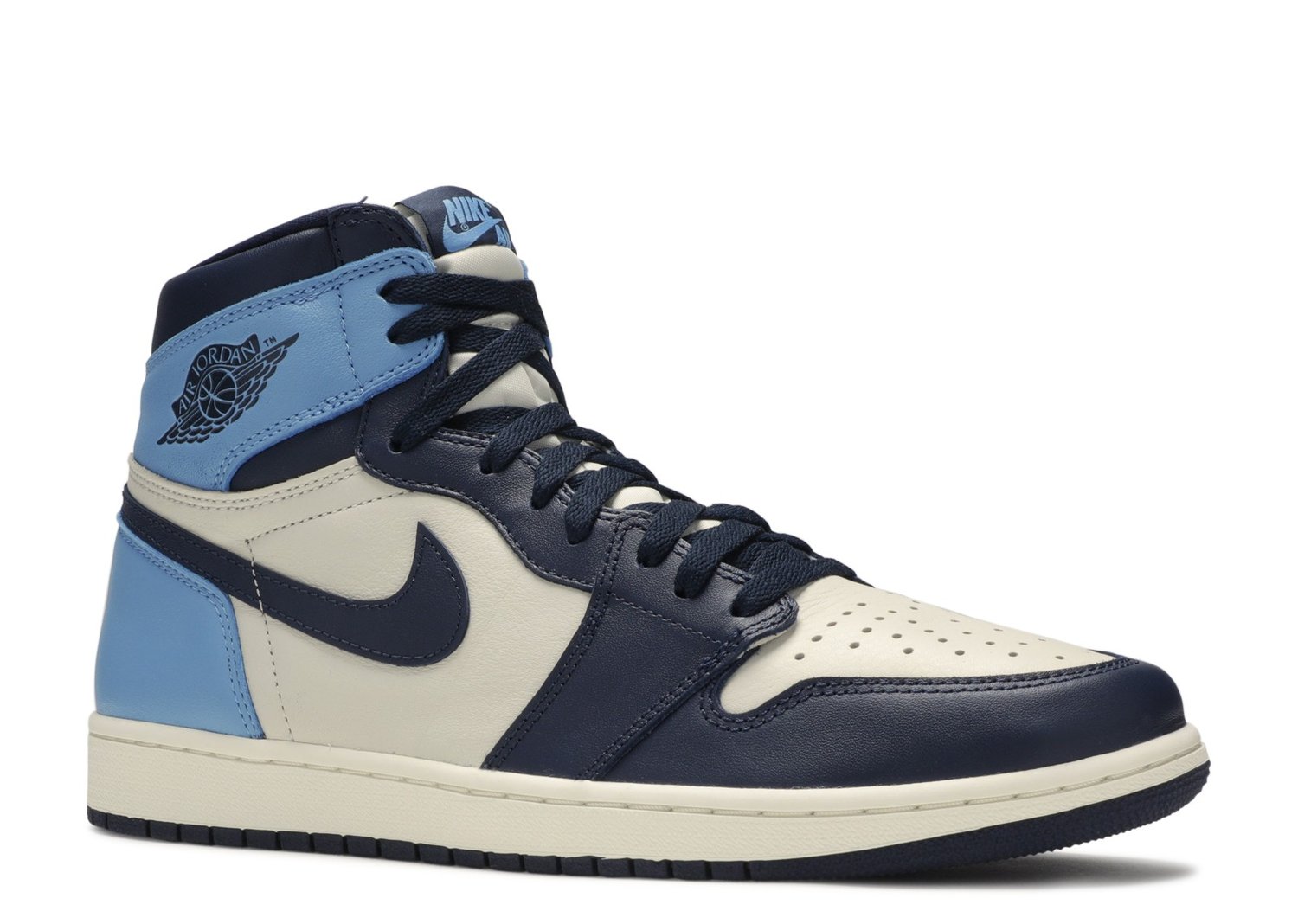 Image of Nike Retro Air Jordan 1 "Obsidian" Mens 