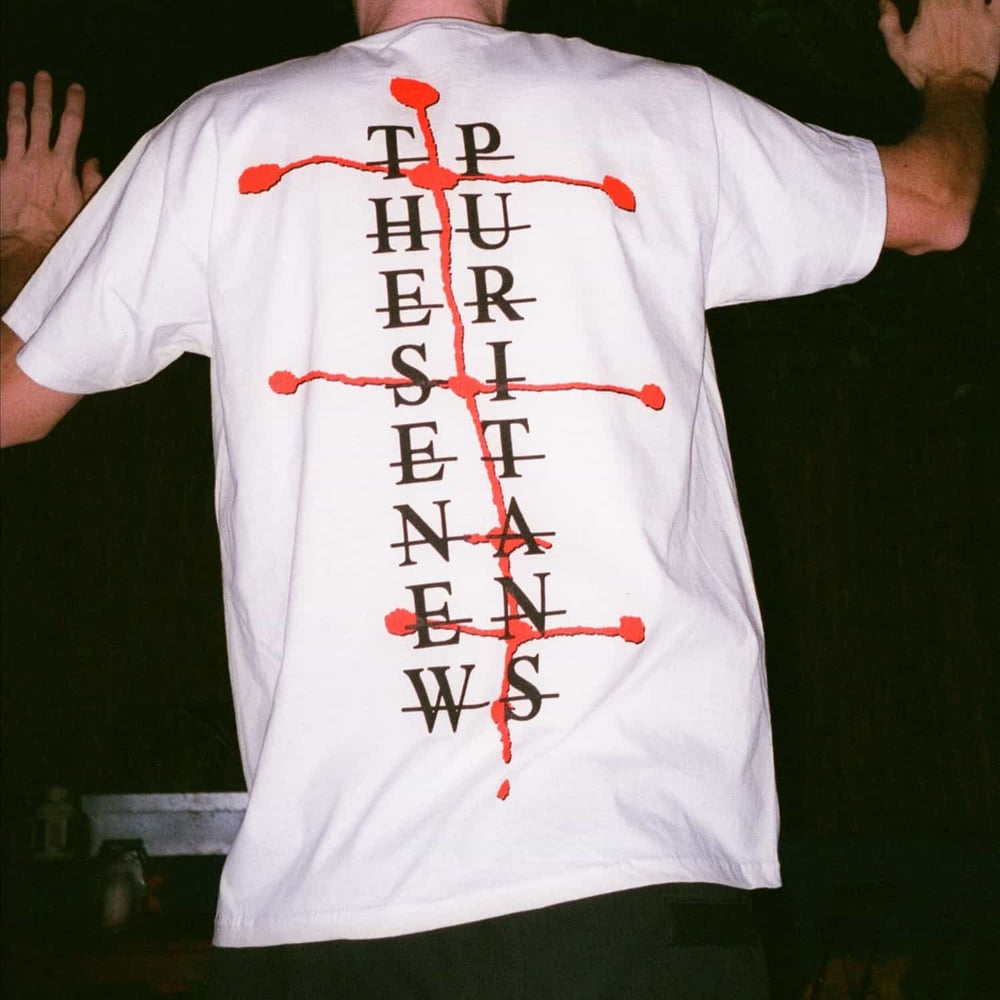 Image of THESE NEW PURITANS CROSS T-SHIRT