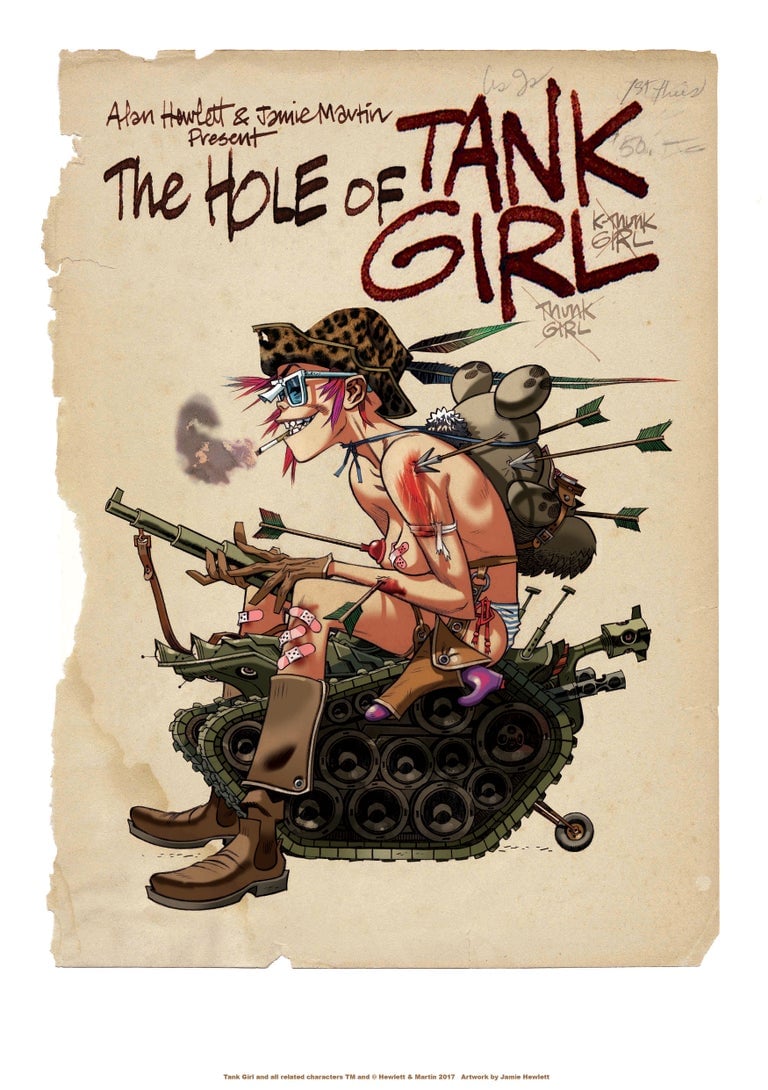 TANK GIRL A2 PRINT TRIPLE PACK - Hand Signed (with bonus!) | TANK GIRL