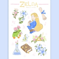 Zelda BOTW Sticker Sheet