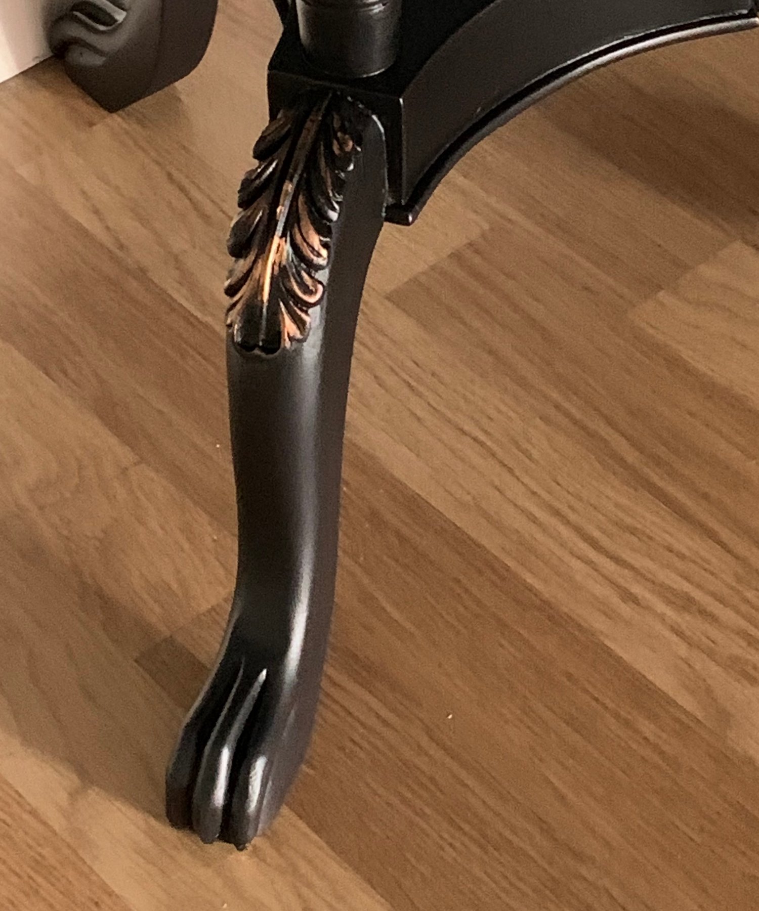 Image of Black & copper plant stand