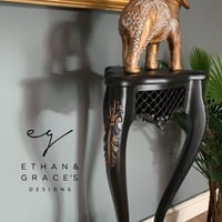 Image 2 of Black & copper plant stand 