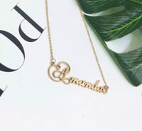 Personalised name necklace 
