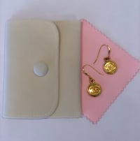Image 2 of The Double C CHANEL Coin Earrings