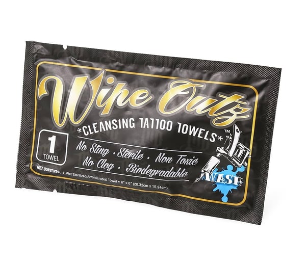 Image of Wipe Outz Sterile Tattoo Towelette (Individual Sachet)