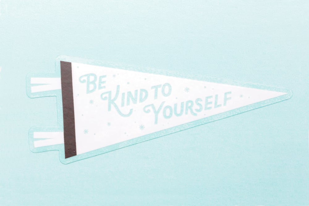 Image of Be Kind To Yourself Sticker (Clear)