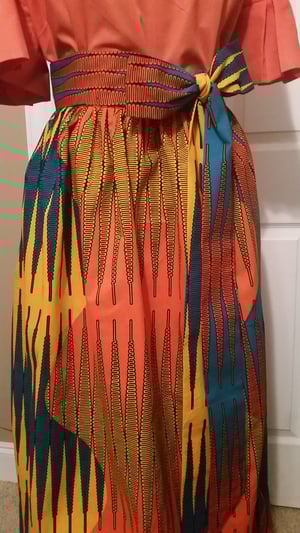 Image of Ankara African print skirt set