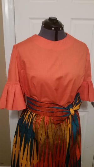 Image of Ankara African print skirt set