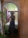 early 70s calico prairie skirt and camisole set