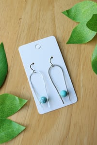 Image 3 of Sterling Silver ‘U’ Earrings (2 pairs)