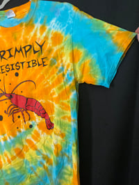 Image 3 of MEDIUM Shrimply Irresistible Tie Dye Shirt 1 copy