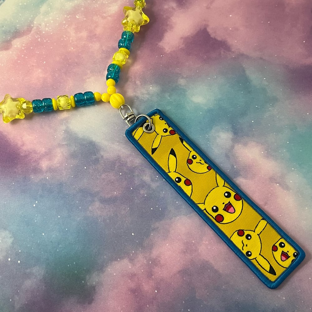 Image of Pikachu Spinner Kandi Necklace