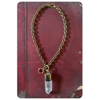 Image 3 of Solid Brass Choke Chain/Lariat Necklace