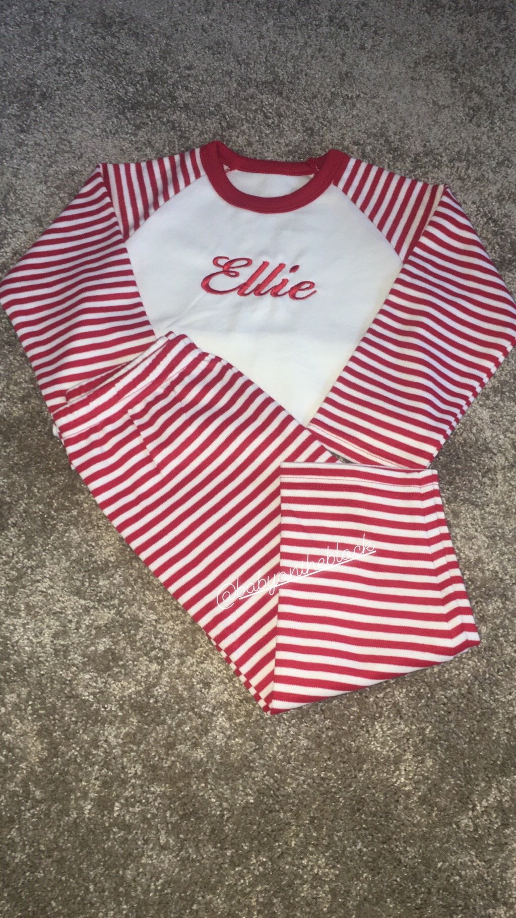 Candy Cane Pyjamas | Baby on The Block