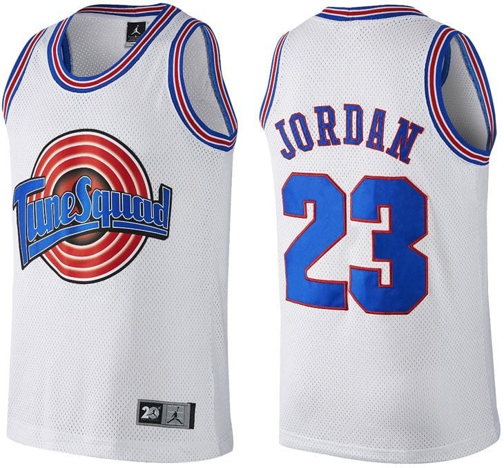 Image of Jordan "Space Jam" Jersey White Sz M