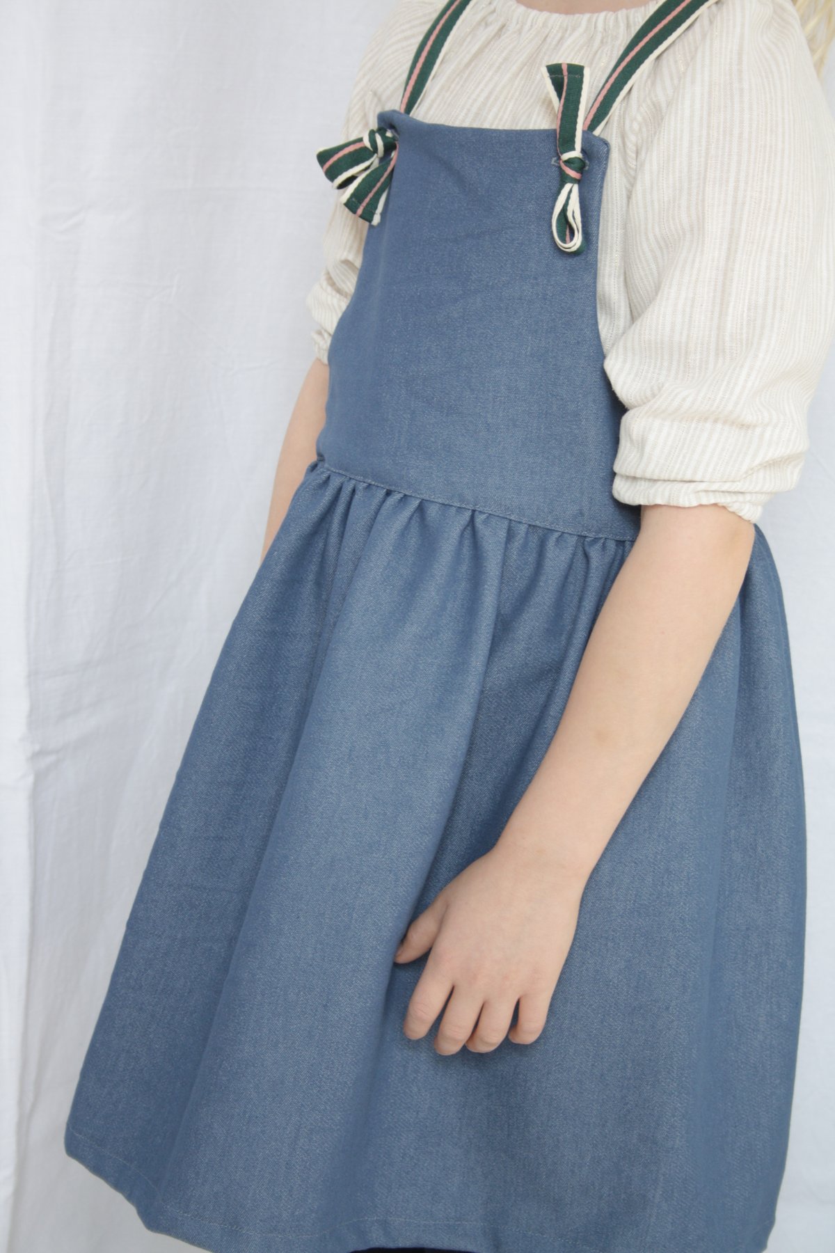 Pinafore Dress-jeans