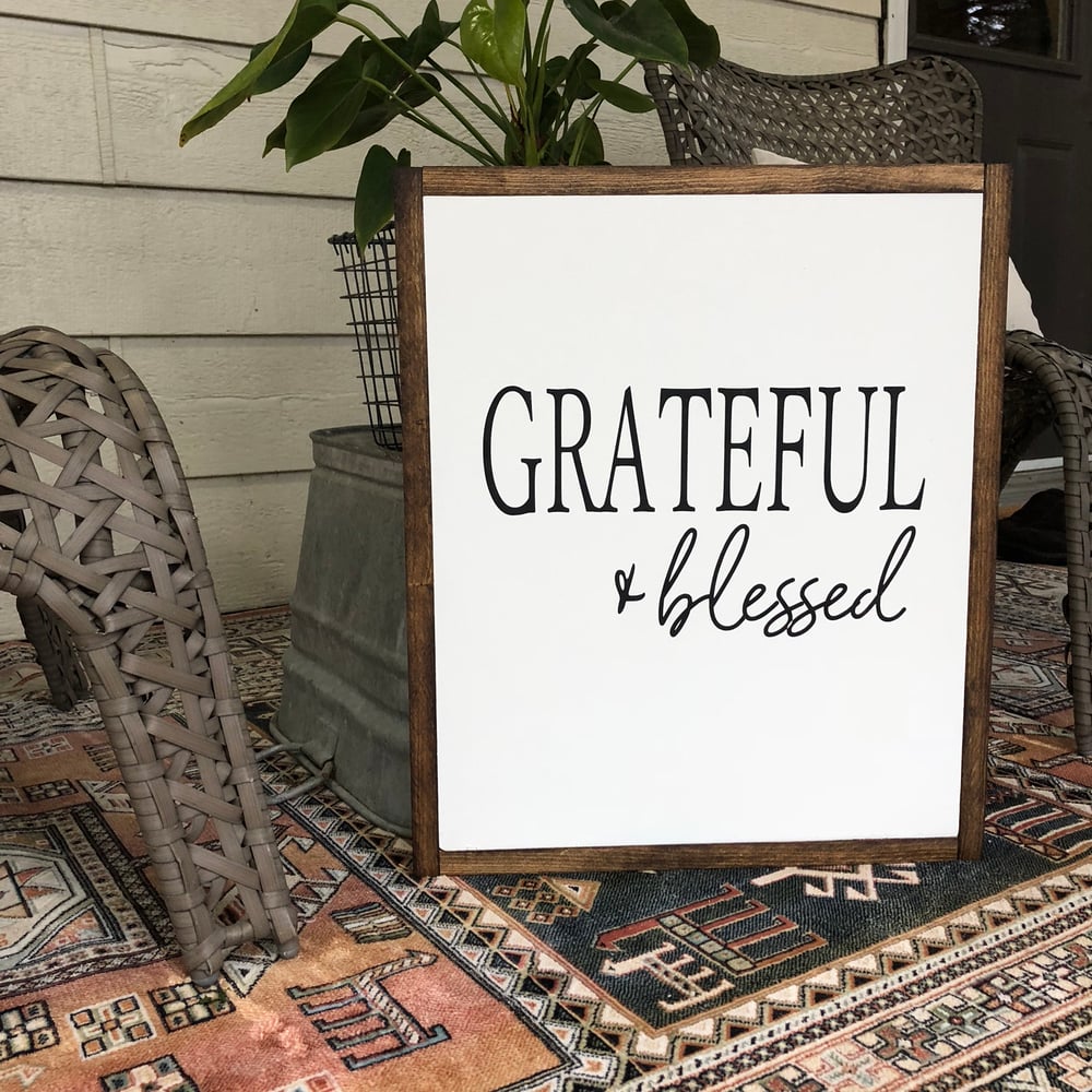 Image of Grateful + Blessed