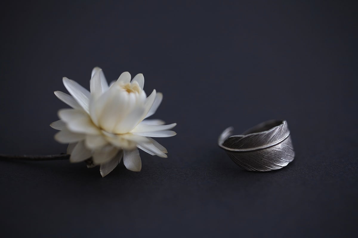 Image of *SALE - was £88* Silver Quill Ring