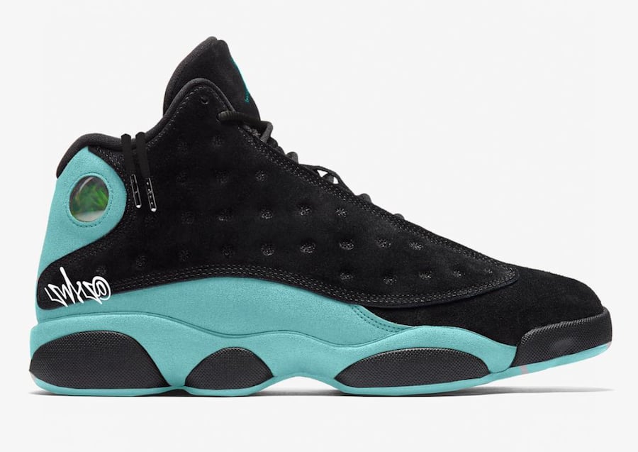 Jordan retro 13 island green on sale