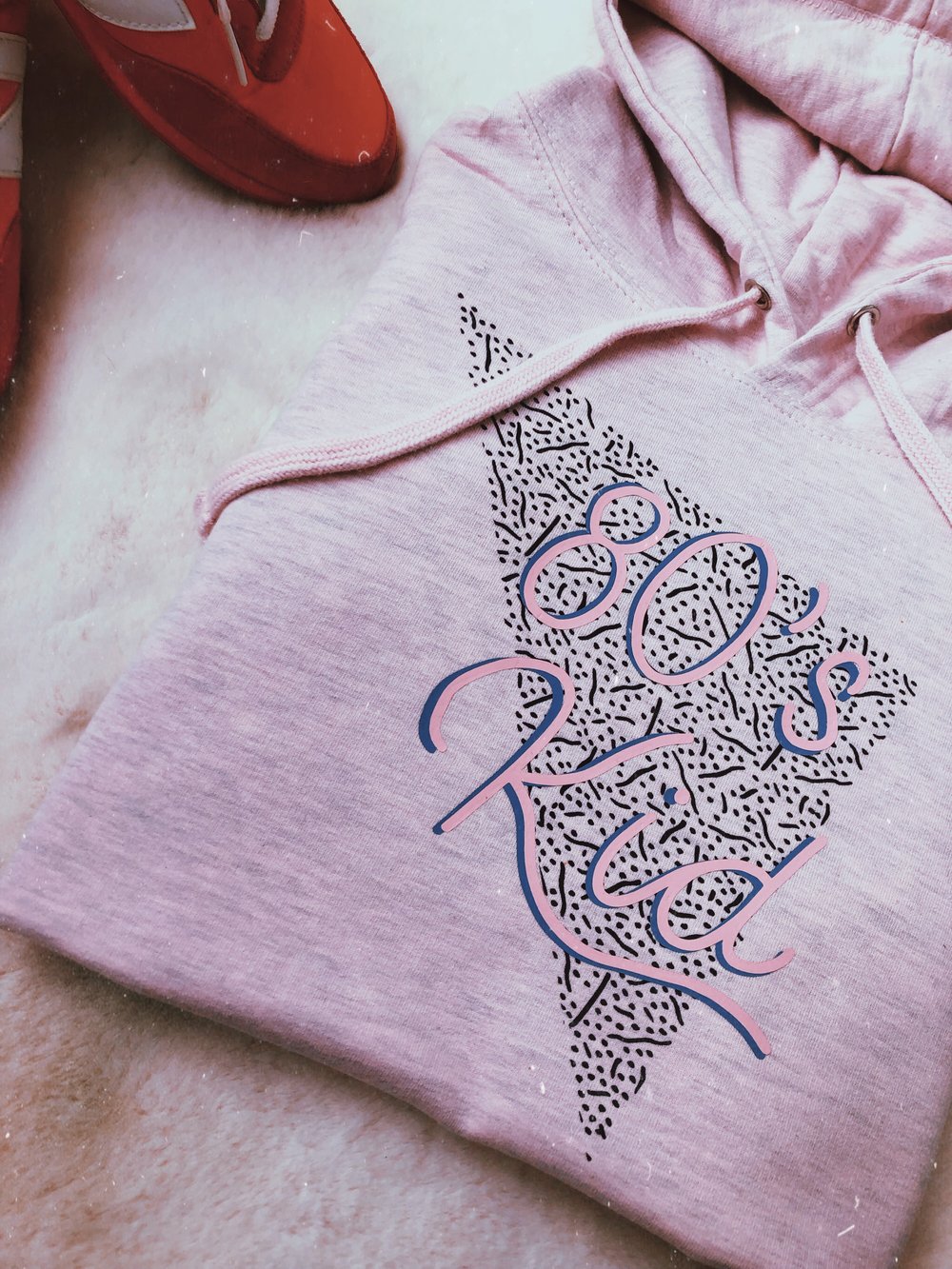 Image of 80s kid hoodie