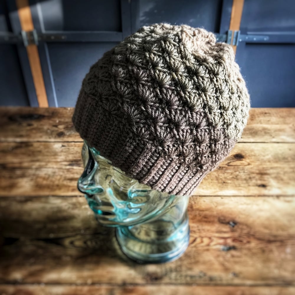 Image of Alder Cone Beanie Crochet Pattern