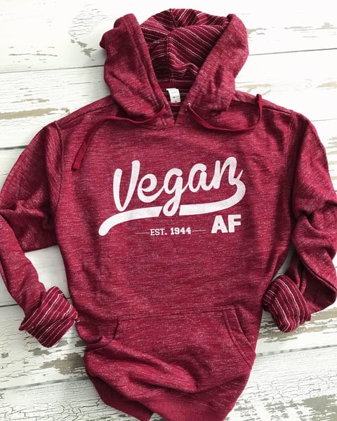 Image of Vegan AF french terry hoodie 