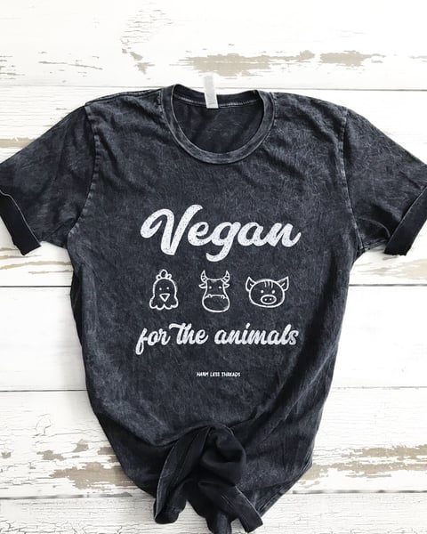 Image of Vegan for the animals unisex tee