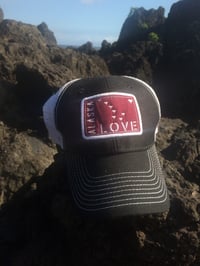 Image 1 of Alaska Love Trucker Hat- Grey
