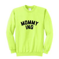 Neon Green Crewneck Sweatshirt