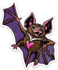 Cute Bat Sticker