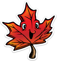 Mapleleaf Sticker