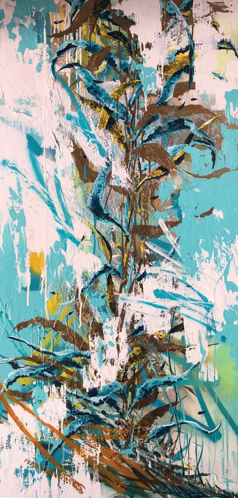 Image of "Cali Gold" teal