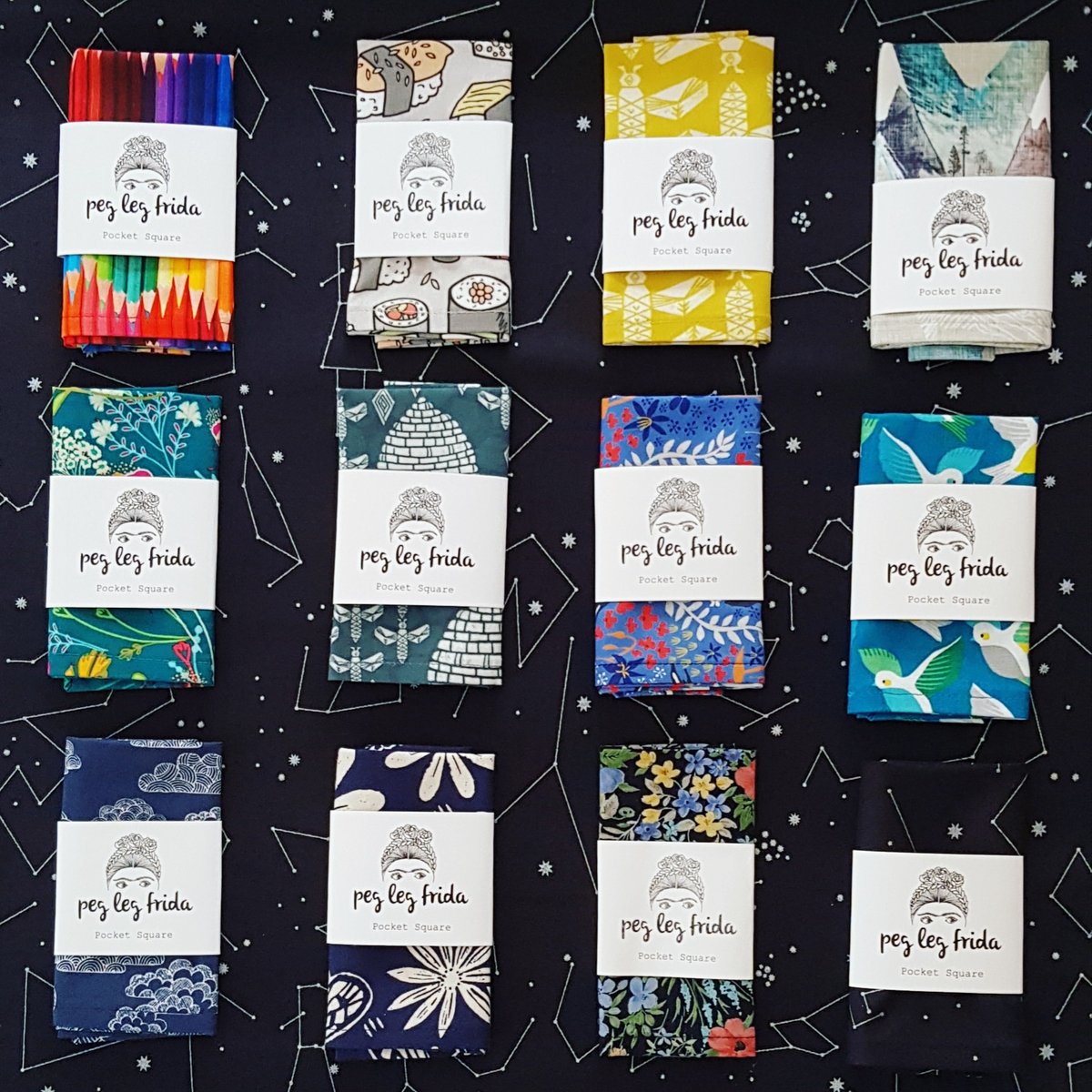 Image of Pocket Squares - Spring