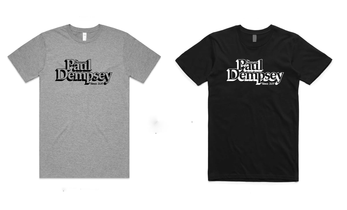 Image of  Black, blue or grey Paul Dempsey Re-animated tee
