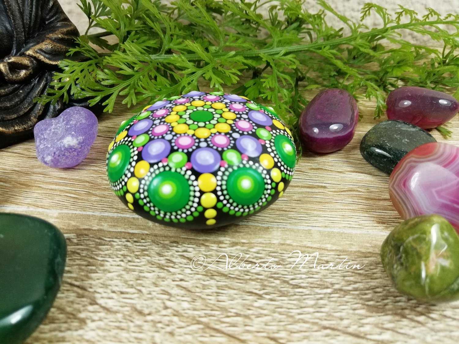 Image of Mandala Mini Stone 23 by Alberto Martin