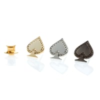 Image 1 of PIN’S SPADES, CLUBS, DIAMONDS, HEART & ROUND 