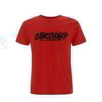 TEE-SHIRT ROUGE - CABOCHARD NOIR
