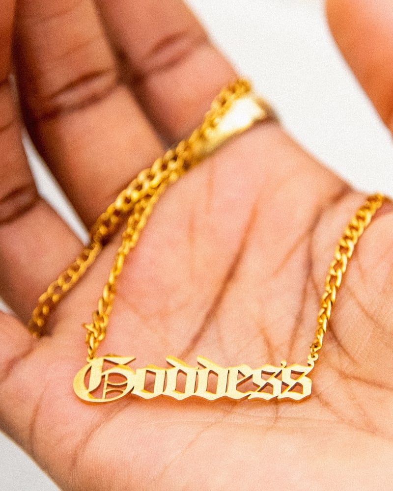 Image of YELLOW GOLD GODDESS NECKLACE | EXCLUSIVE RELEASE