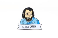 George Carlin Enamel Pin