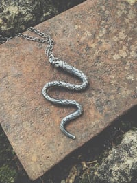 Image 1 of SERPENT sterling silver pendant