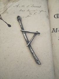 Image 1 of THURISAZ sterling silver rune pendant