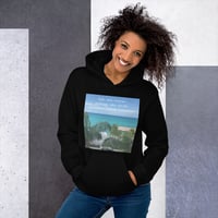 Image 4 of Multilingual Hello from Paradise Unisex Hoodie LS THE DROP