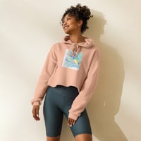 Image 2 of Crop Hoodie with Bird