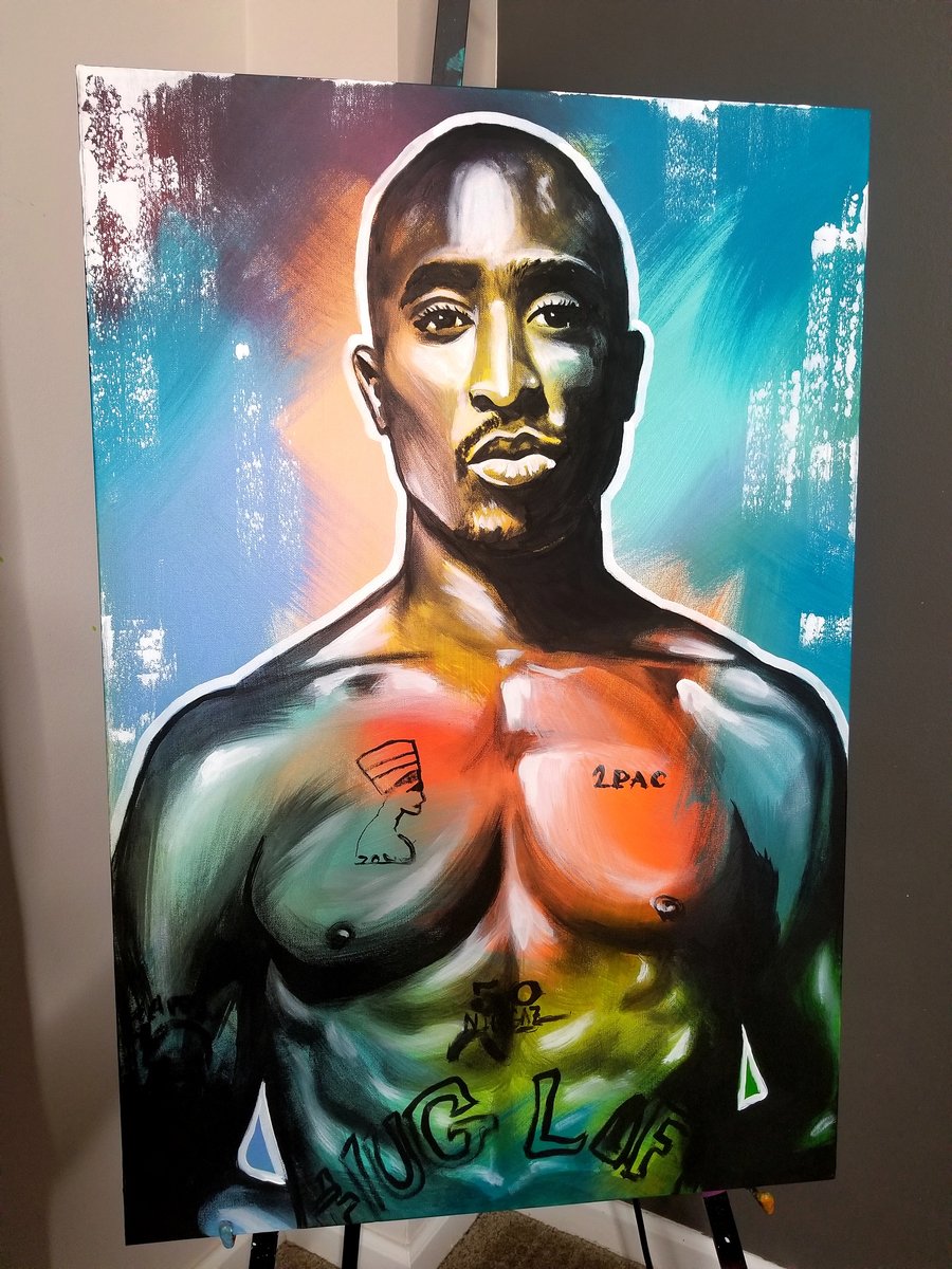 Image of 2Pac - Canvas Print 