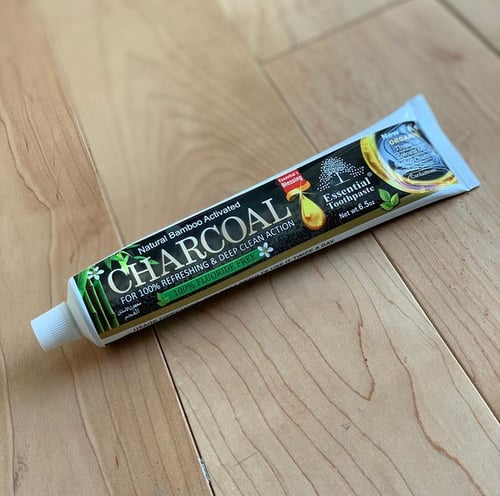 Image of Natural Bamboo Activated Charcoal Toothpaste