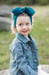 Image of Oversize Bow Stretchy Waffle Knit Headbands - 20 color Choices 