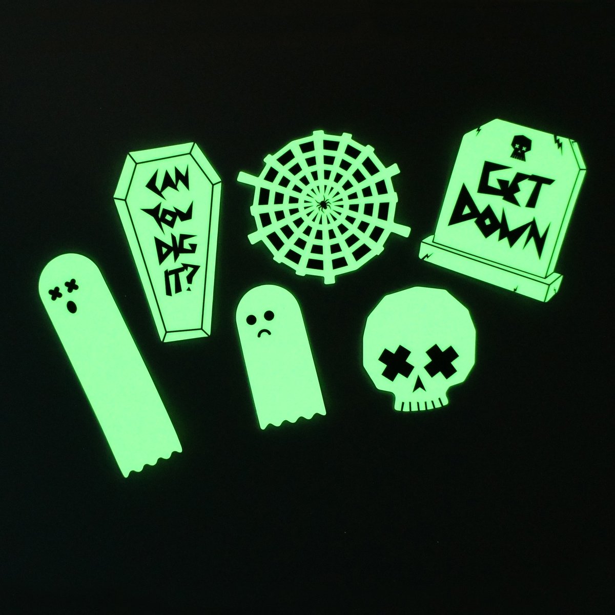 Glowing Halloween Sticker Pack